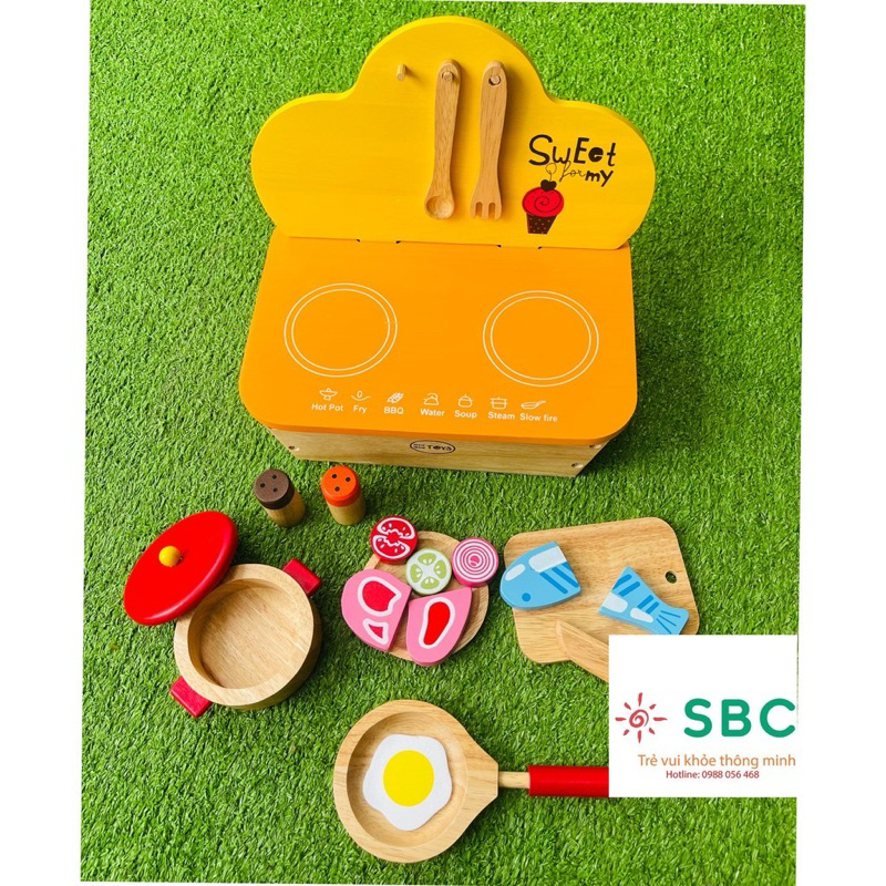 Đồ chơi nấu ăn bằng gỗ cao cấp chính hãng Winwintoys