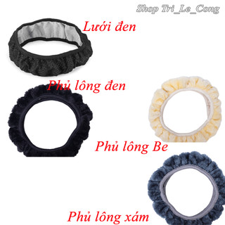 Vỏ bọc vô lăng bao vải lưới cho xe hơi ô tô thời trang tương thích Toyota Vios Innova Huyndai Accent