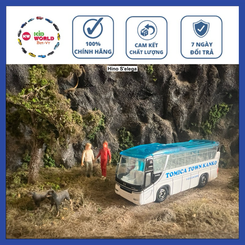 Xe mô hình Tomica Bus Hino S'Elega. MS: 104. Tỷ lệ 1:156.