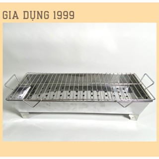 Bếp nướng than hoa tặng kèm phên nướng INOX kích thước 60,40x22cm