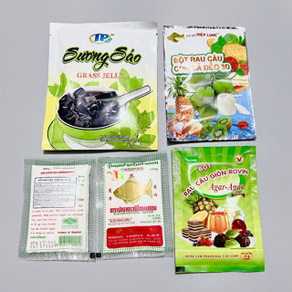 Bột Rau Câu Dẻo Jelly, Agar, Gelatine Đức, Con Cá Thái, Sương Sáo Pudding Nhiều loại tự chọn
