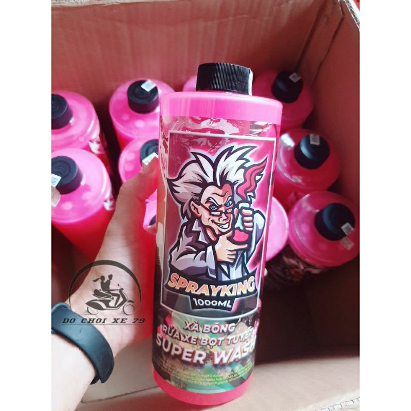 Nước Rửa Xe Sprayking Mẫu Mới Tăng Cuờng Chất Làm Bóng
