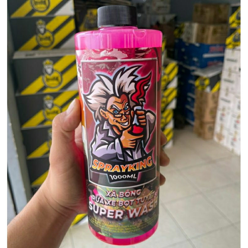 Nước Rửa Xe Sprayking Mẫu Mới Tăng Cuờng Chất Làm Bóng