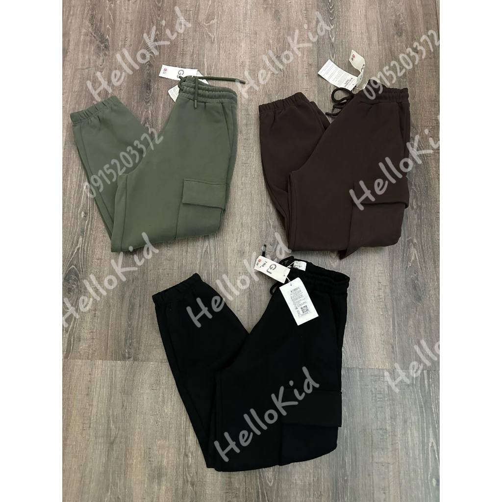 Quần nỉ jogger túi hộp nam gzj