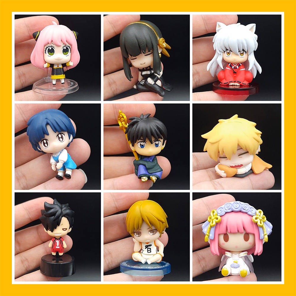 Mô hình Anime size nhỏ chính hãng tổng hợp các dòng đã qua sử dụng không hộp
