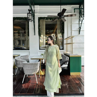 Áo dài (kèm theo quần) cách tân Thi Thư - Clara Ruby Designn