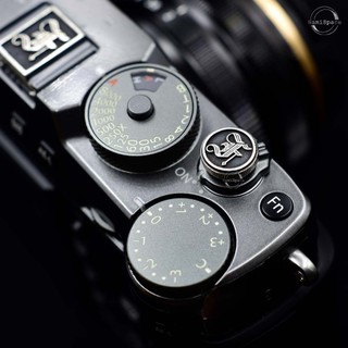 Soft Button Typo F Nami Space bạc s925 - Nút bấm chụp máy ảnh fuji.film, so.ny, ca.non, ni.kon....