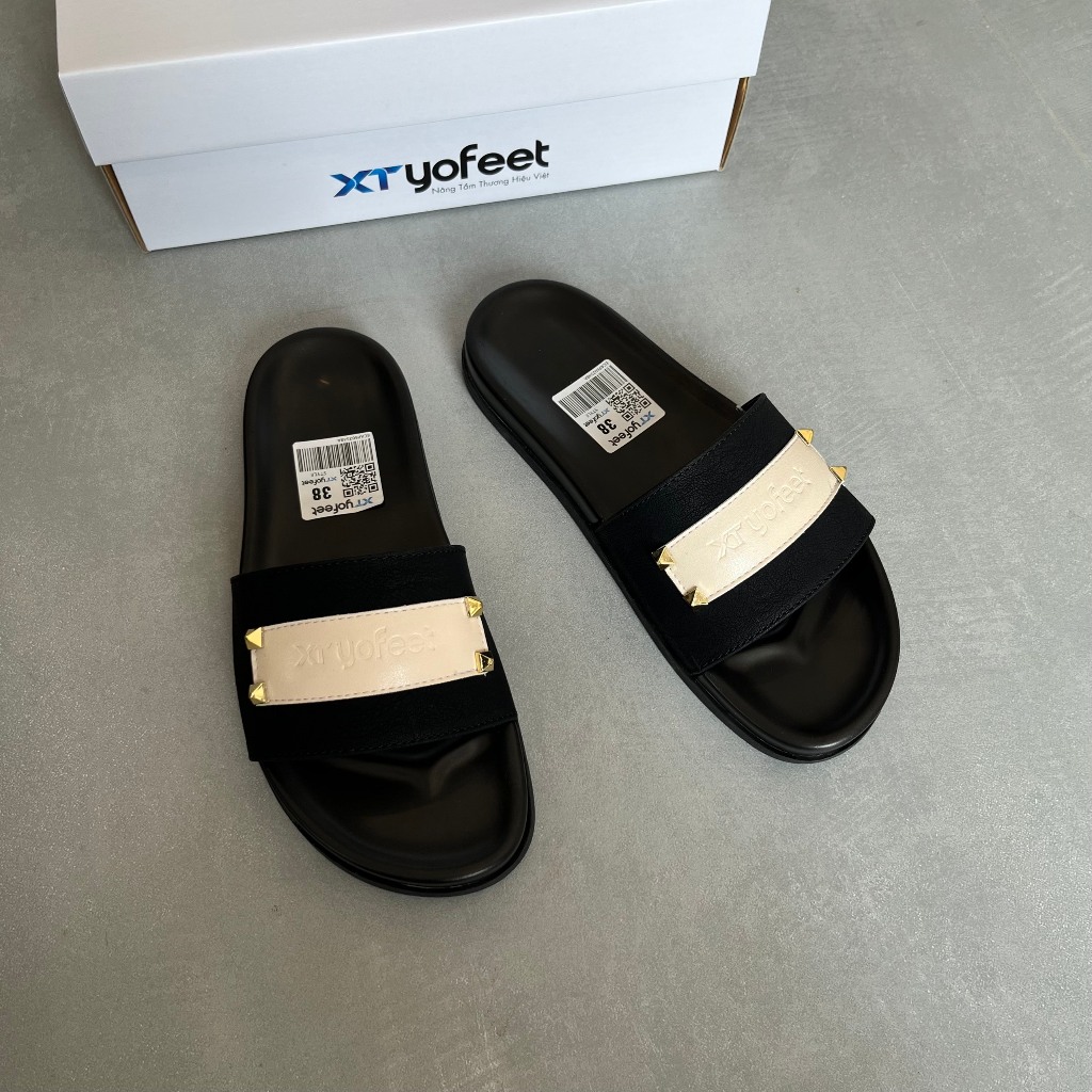 Dép da nam dép gắn đinh XT YOFEET