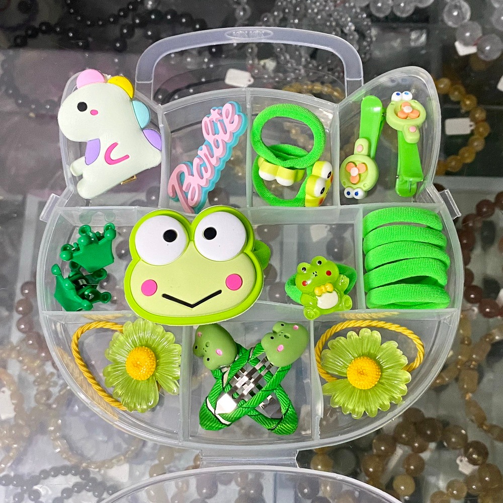 Bộ kẹp tóc dây buộc tóc Kuromi Kunomi Sanrio Cinnamoroll Kitty - Bộ kẹp tóc cho bé gái - Diệp Linh