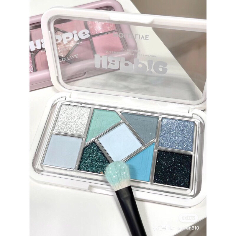 Bảng Phấn Mắt 9 Ô HOLD LIVE Happie Trái Tim HL630 bảng mắt lên màu chuẩn bền màu lâu trôi chính hãng 10g❤️