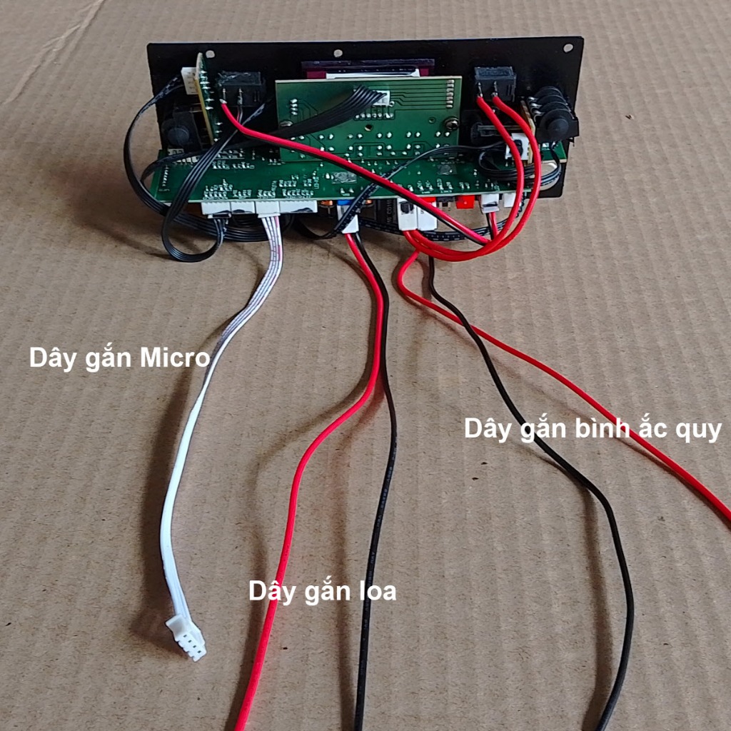 Mạch loa kéo P135 phiên bản mini lập trình chống hú công suất 130W