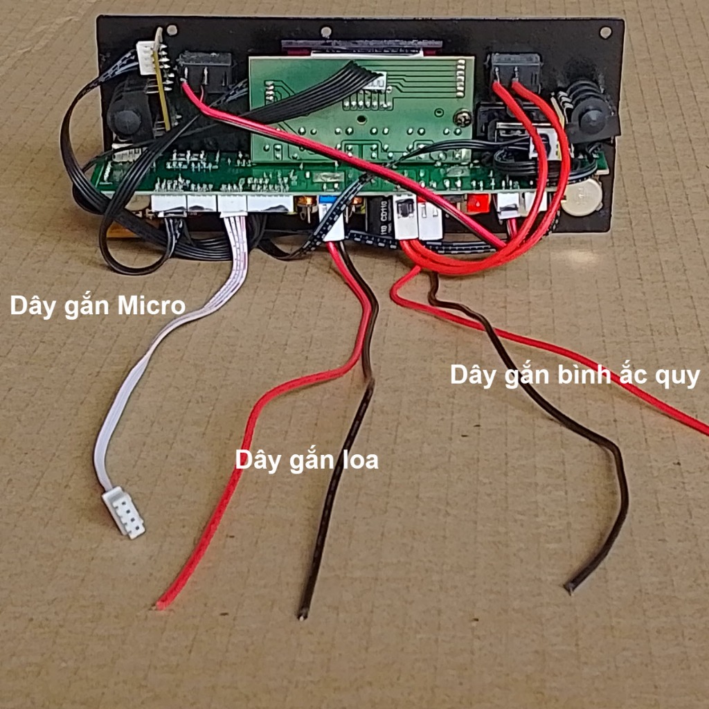 Mạch loa kéo P135 phiên bản mini lập trình chống hú công suất 130W