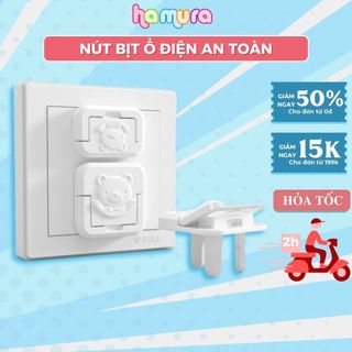 Nút bịt ổ điện an toàn cho bé,bịt ổ điện chống giật,chống cháy 2 chân 3 chân