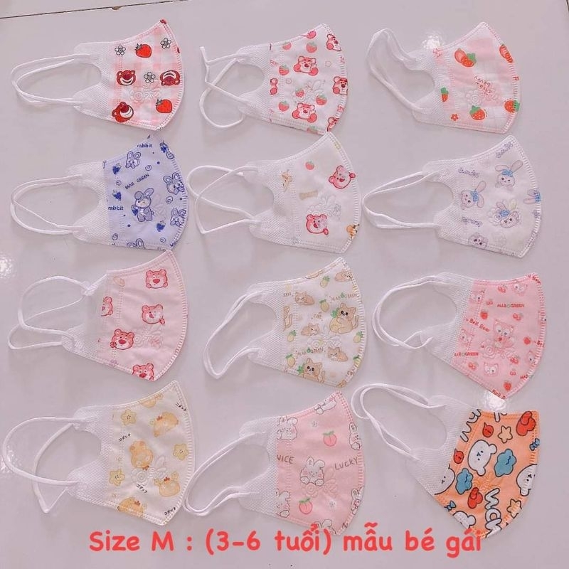 Khẩu trang 5D cho bé