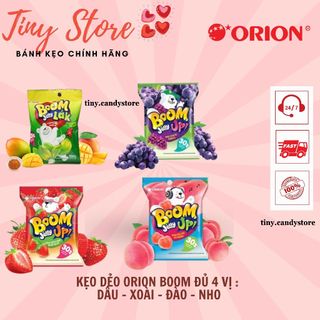 Combo 10 gói đủ 5 vị 🍇🍓🍍boom - kẹo dẻo từ nước ép trái cây, ngất ngây từ hương vị đầu tiên🍒🍊🍋