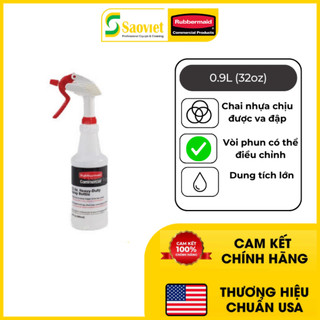Bình tưới cây Rubbermaid cao cấp có nhiều chế độ phun, chuyên đựng chất tẩy - FG9C030600