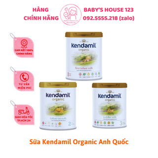 Sữa kendamil organic số 1, 2 ,3 - hộp 800g