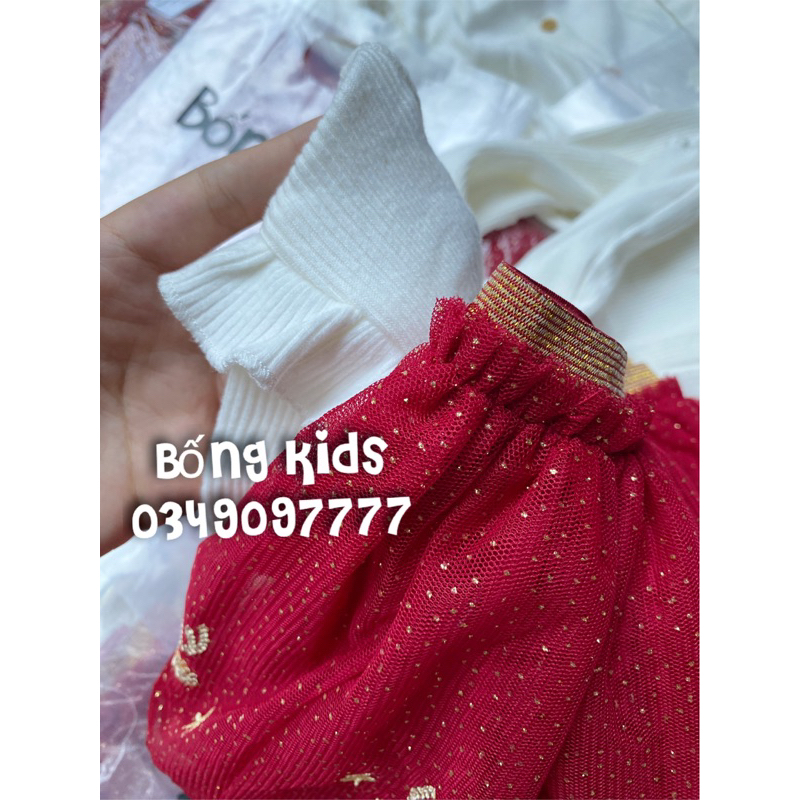 Áo Cardigan & Chân Váy Tutu Bé Gái Tuần Lộc Grg