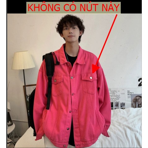 Áo khoác kaki trắng kem form rộng unisex Showbiz cực đẹp size 40-72kg Mata sport