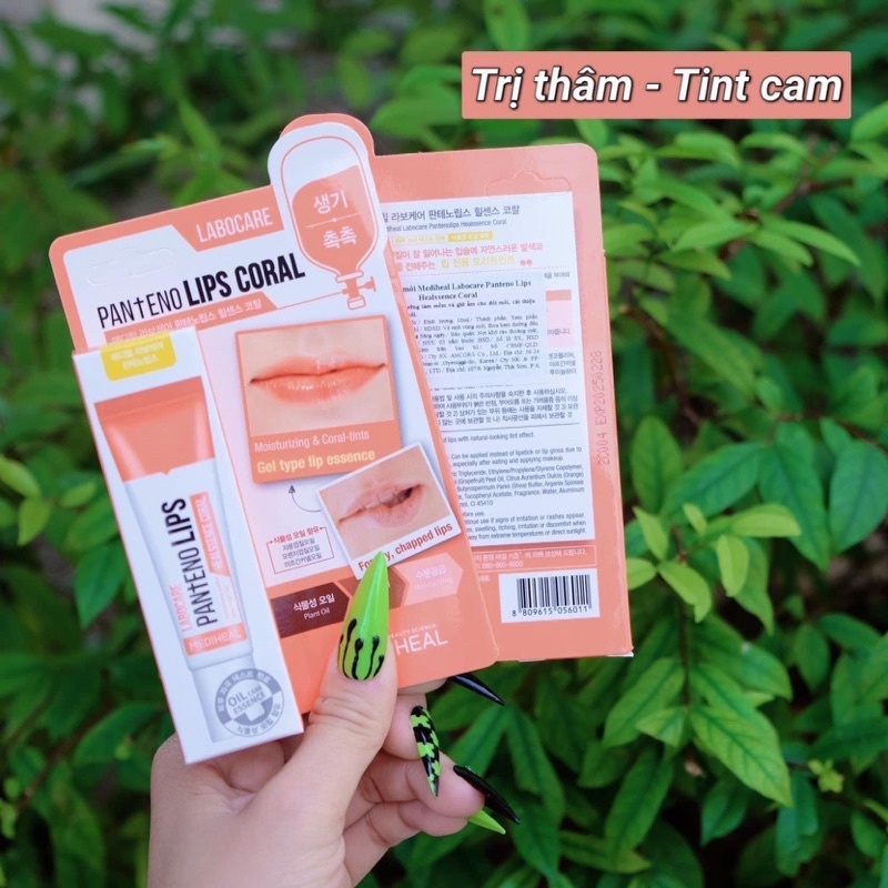 Combo Son Dưỡng Mediheal Làm Mờ Thâm Môi, Mềm Môi Labocare Healbalm 10ml