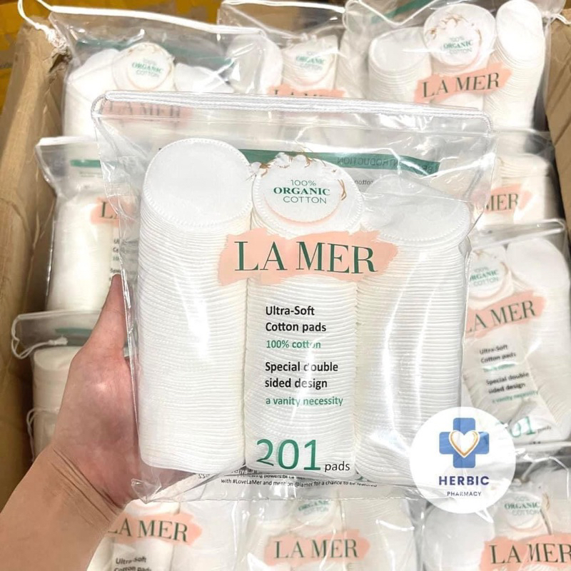 Bông tẩy trang Lamer cao cấp 201 miếng