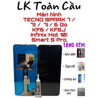 Màn hình tecno tecno spark 7 / spark 7t / spark 7i / spark 6 go / kf6 / kf6j / infinix hot 10i / smart 5 pro new full bộ