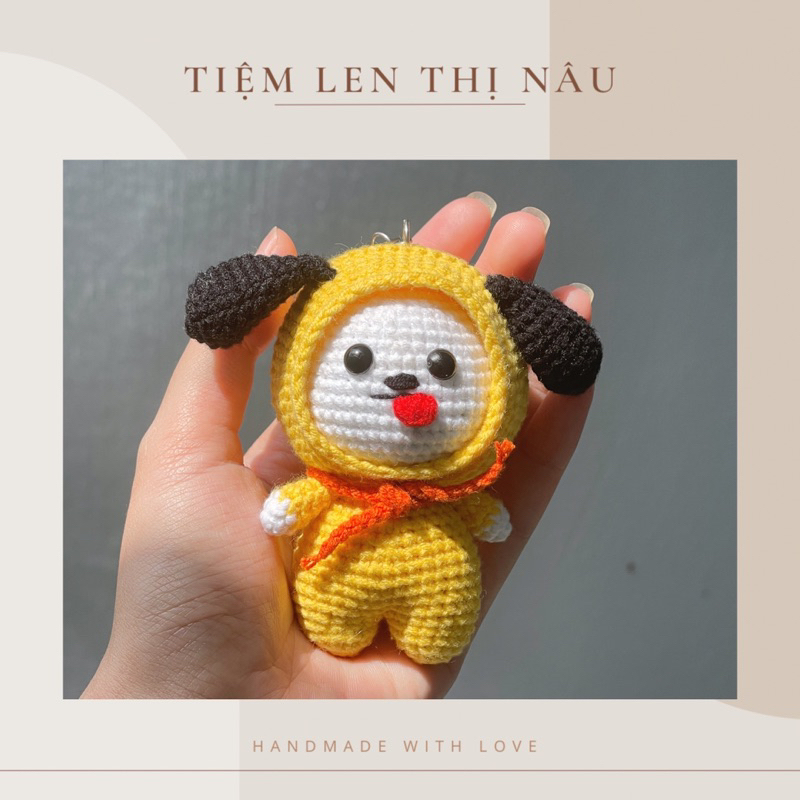 Chimmy BT21 - Móc khoá len