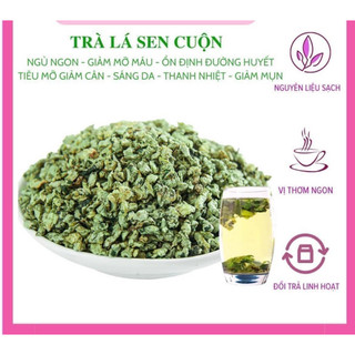 Trà lá sen cuộn khô 400gr