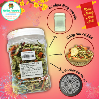 Dưa món khô ăn Tết gói 200g - đồ khô nở ra rất nhiều, ngon rẻ, tặng công thức chuẩn vị