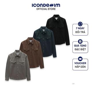 Áo sơmi kaki icondenim relaxed basic new look smid0134
