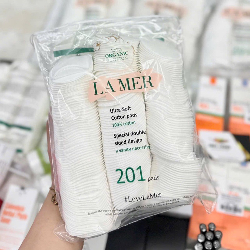 Bông tẩy trang Lamer cao cấp 201 miếng