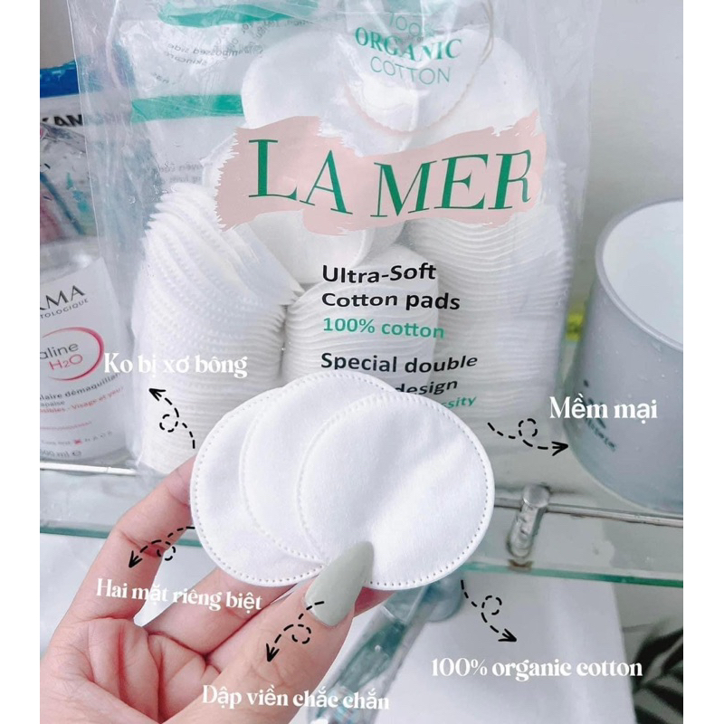 Bông tẩy trang Lamer cao cấp 201 miếng