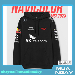 Bộ Áo Cotton Team thi đấu SKT T1 mùa giải Chung Kết Thế Giới MSI 2023 | Áo Gaming SKTelecom mẫu mới | Áo Khoác SKT