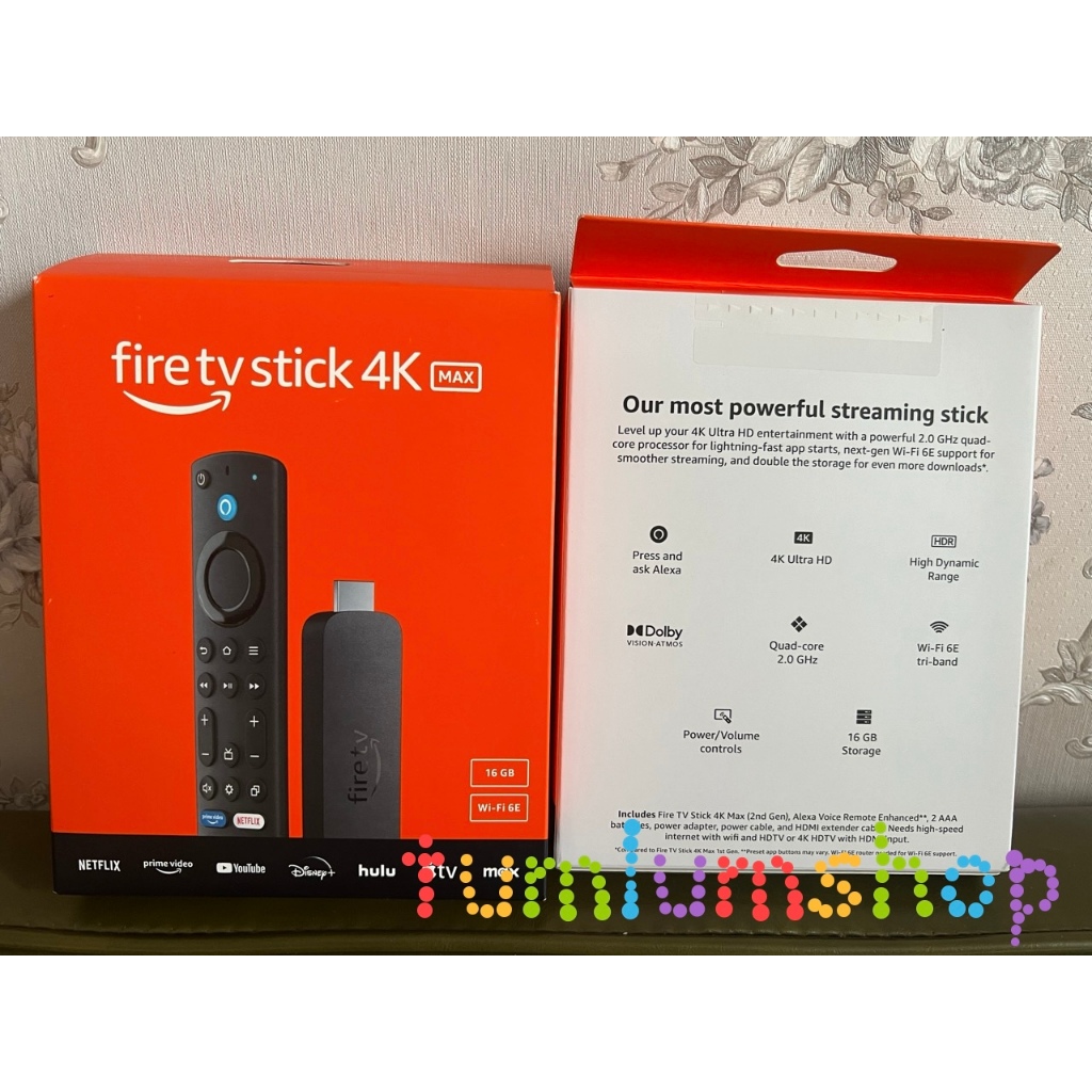 Amazon Fire TV Stick 4K Max Gen 2 Android Tv Box bản mới nhất all-new 2023
