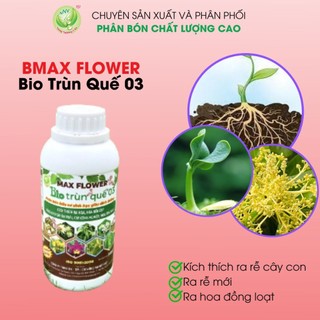 Phân bón hữu cơ bio trùn quế 03 - kích thích ra hoa, đậu trái dùng cho cây ăn trái, cây công nghiệp, hoa, rau màu