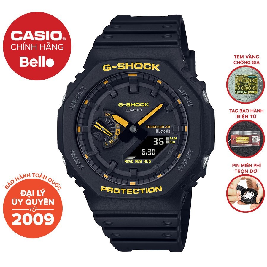 Đồng hồ Nam dây nhựa Casio G-Shock GA-B2100CY-1ADR chính hãng bảo hành 5 năm Pin trọn đời