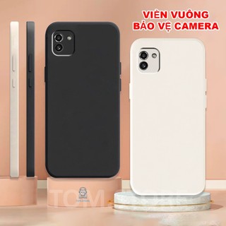 Ốp Samsung A03 cạnh viền vuông bảo vệ camera