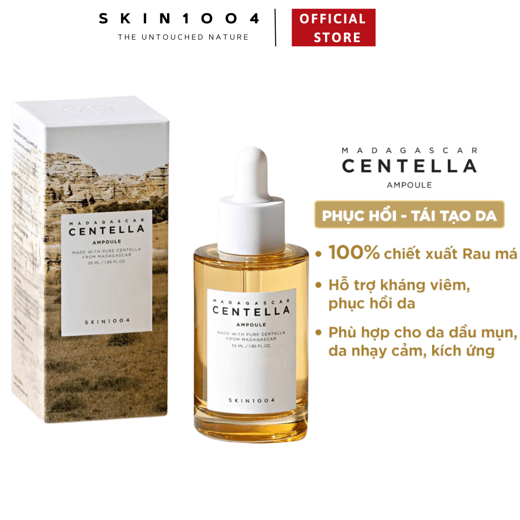 Serum Rau Má Giảm Mụn, Phục Hồi Da Centella Skin1004 100ml - Cam Kết Chính Hãng