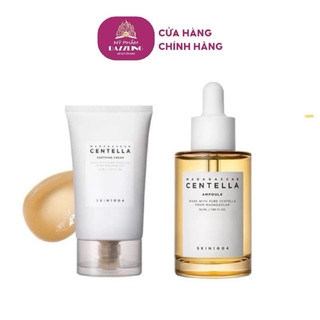 Combo Tinh Chất + Kem Dưỡng Chiết Xuất Rau Má Skin1004 Madagascar Centella