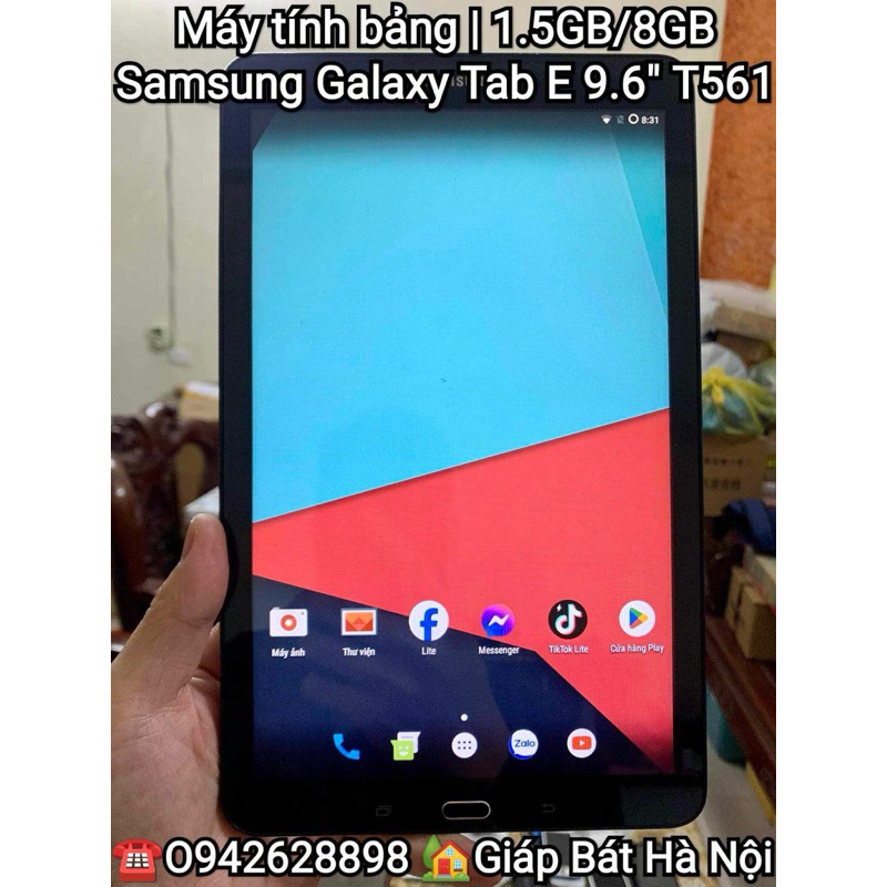 Máy tính bảng Samsung Galaxy Tab E 9.6 (1.5G/8GB)