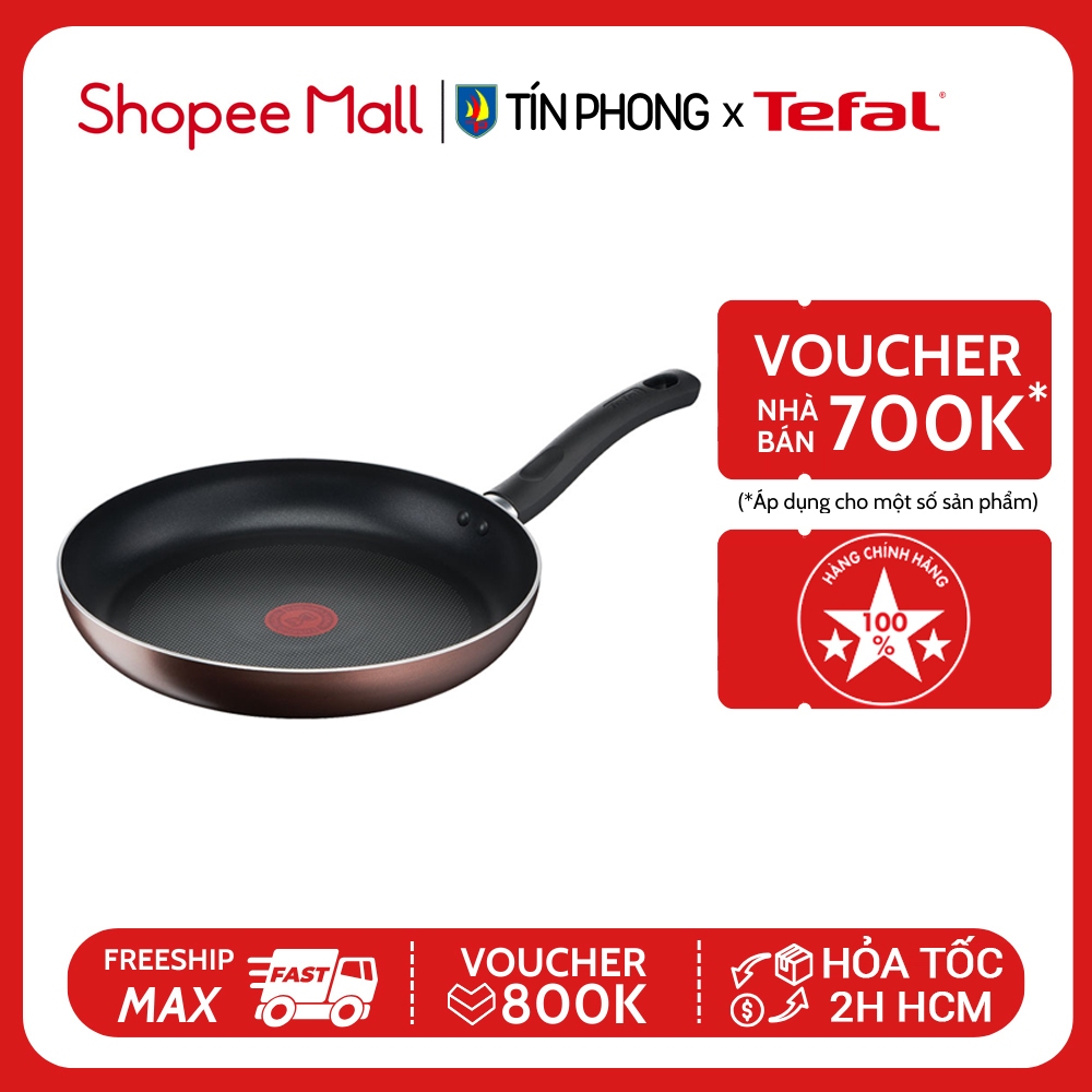 Chảo chiên chống dính Tefal Day By Day 24cm (G1430405) - Dùng mọi loại bếp - bảo hành 2 năm - Hỏa tốc 2h HCM