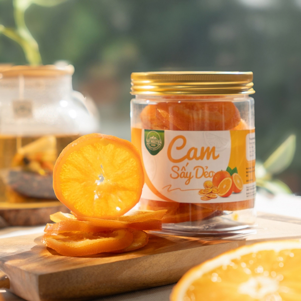Cam sấy dẻo siêu ít đường Tây Nguyên Food - Việt Nam 300g