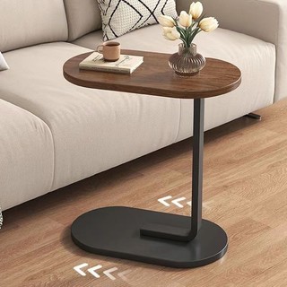 Bàn trà sofa có thể đẩy chân vào gầm ghế sofa, kệ sách đầu giường chân sắt uốn home decor IGA- GM108