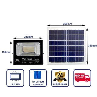 Đèn năng lượng mặt trời Vạn Năng Solar 40w