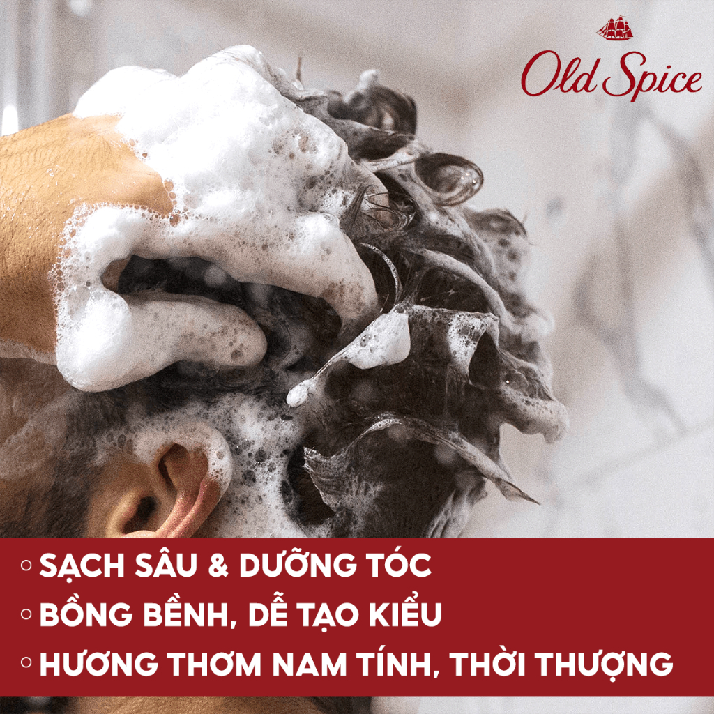 [Neko Land x Old Spice] Dầu Gội OLD SPICE 2in1 Hương Nước Hoa Cho Nam Gỗ Đàn Hương Chai 650ML