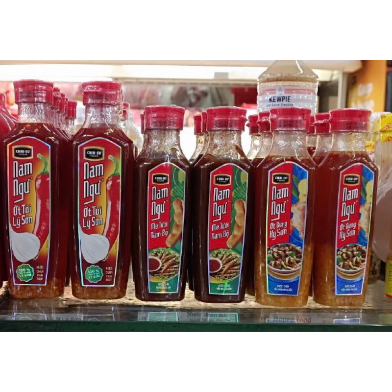 Nước Mắm Nam Ngư Ớt Tỏi Lý Sơn/ Me tươi Nam bộ/ ớt gừng kỳ sơn 300ml