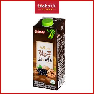  Sữa hạt Hàn Quốc - Sữa óc chó hạnh nhân và đậu đen Sahmyook gói 190ml hộp 950ml 