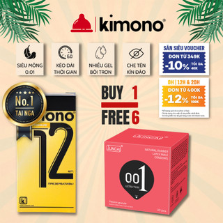 Bao cao su siêu mỏng Kimono màu vàng 0.02 mm không mùi