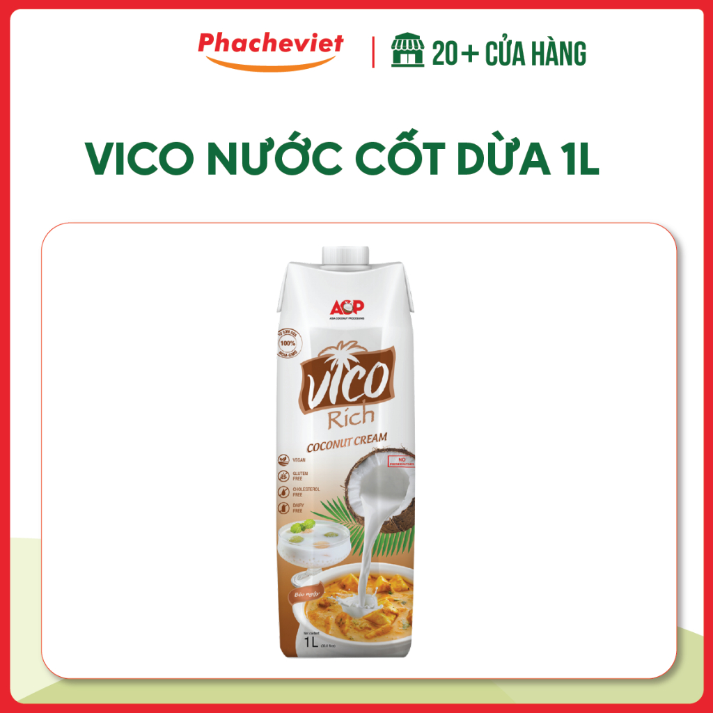 Vico Nước Cốt Dừa 1L