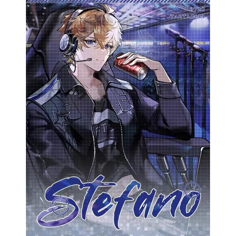 Card bo góc pola Genshin Impact Childe Stefano hàng artist có bản quyền